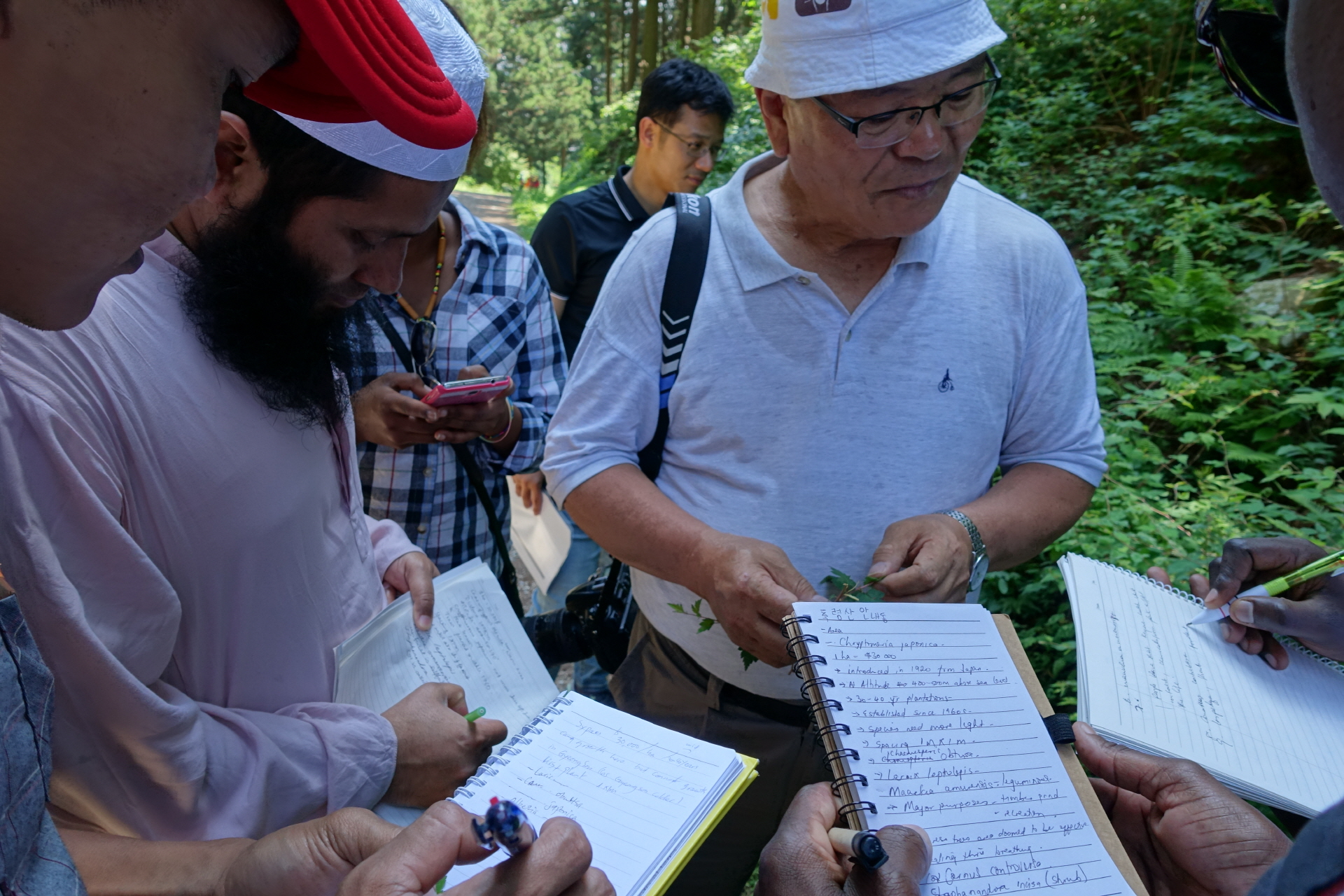 Field Study for Forest Major  Jangsung city