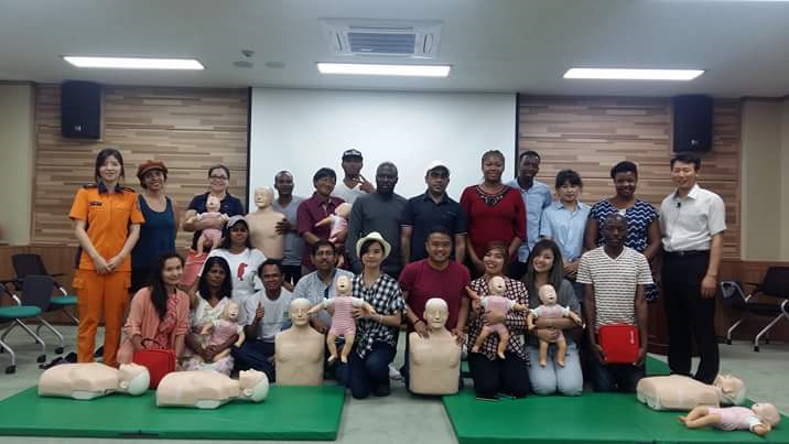 CPR Training Course in Kyungsan Fire Station